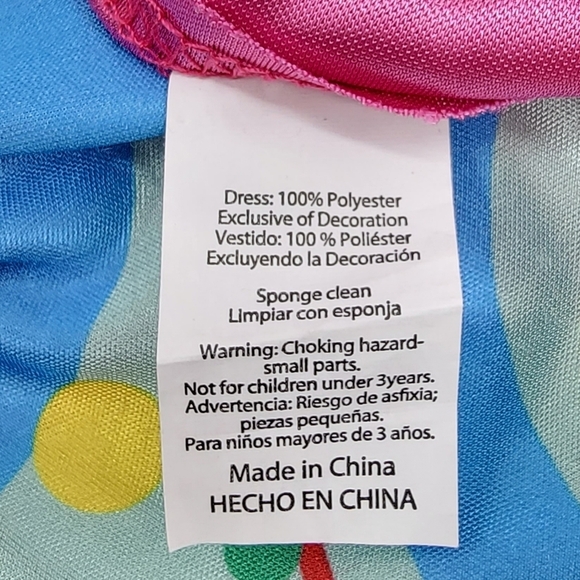 Candy Lollipop Peppermint Womens Halloween Dress Juniors Large 13 15 Colorful - Picture 10 of 14